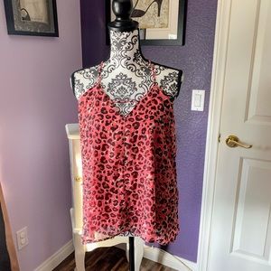 Animal print Spaghetti Strap Too